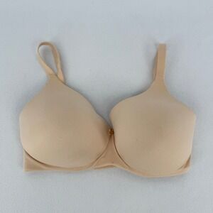 Soma Embraceable Wirefree Bra Womens 34DD Beige Smooth Comfort